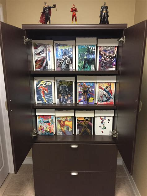 comic boxes made of steel|Rack System for Comics .